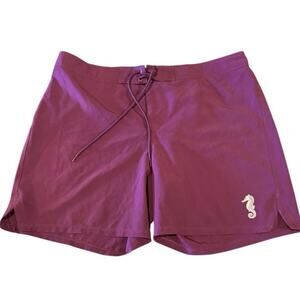 Women's Purple Board Shorts Size XL